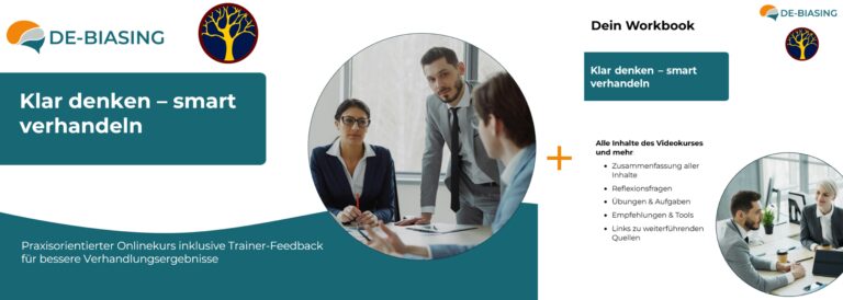 Klar denken – smart verhandeln: Kurs & Workbook